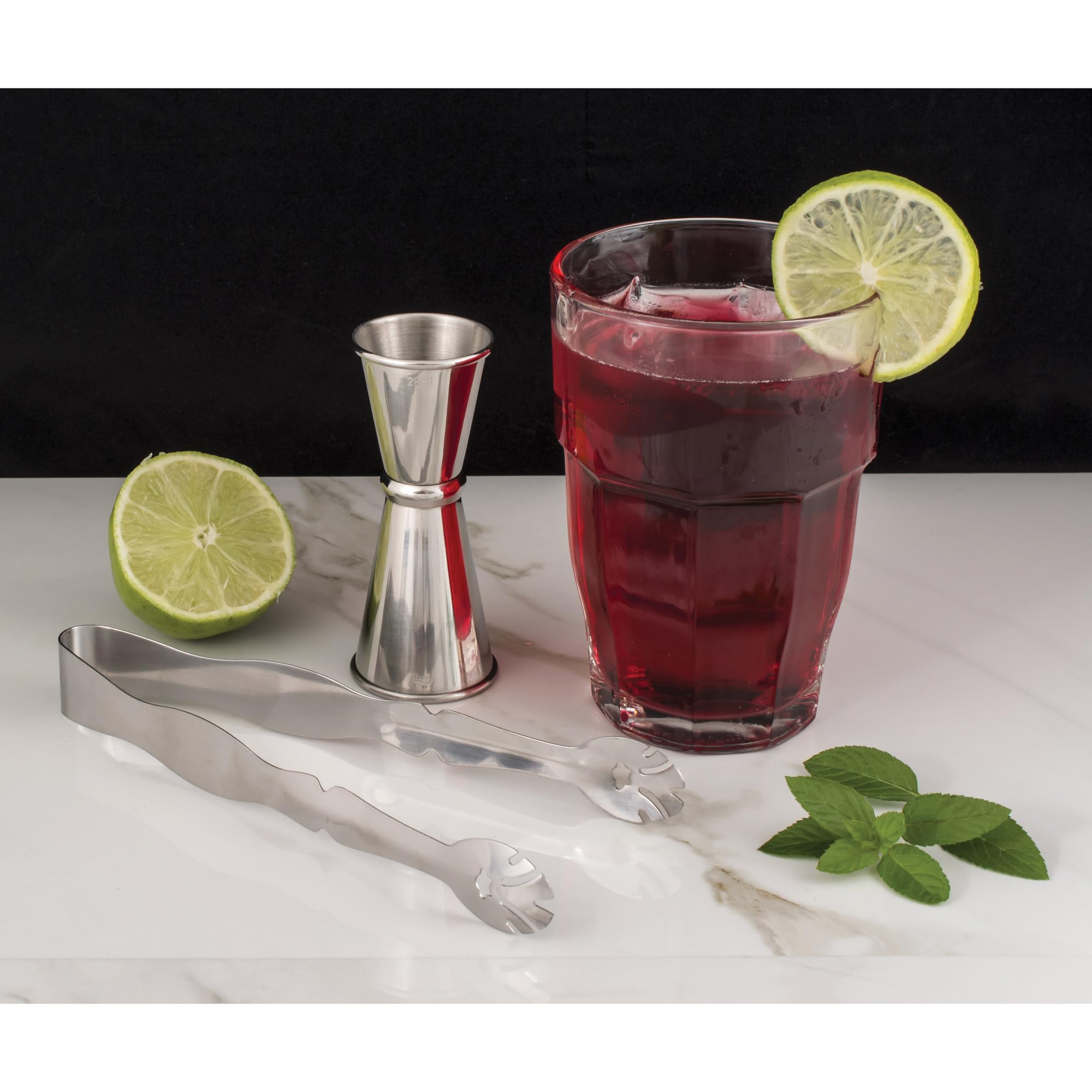 HIC Kitchen Ice Tong, Stainless Steel, Notched Handle for Use with Ice Buckets, 7.25-Inch, Set of 2 - Image 6