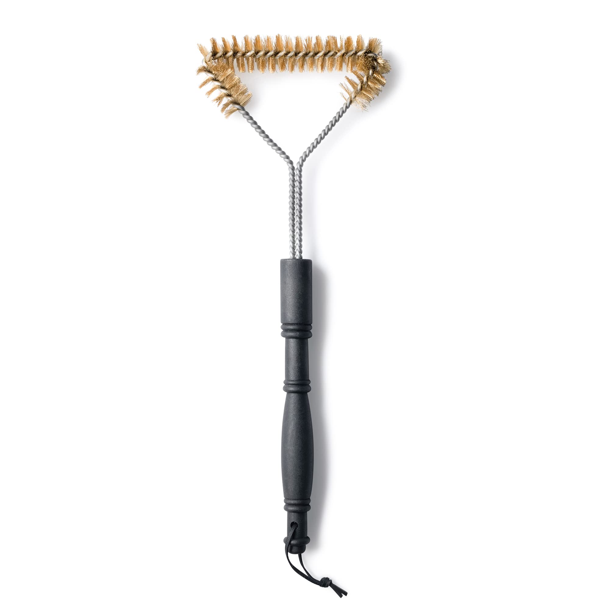 HIC Kitchen Roasting 3-Sided Grill Cleaning Brush with Non-Scratch Brass Bristles, 16.5-Inches Long - Image 6