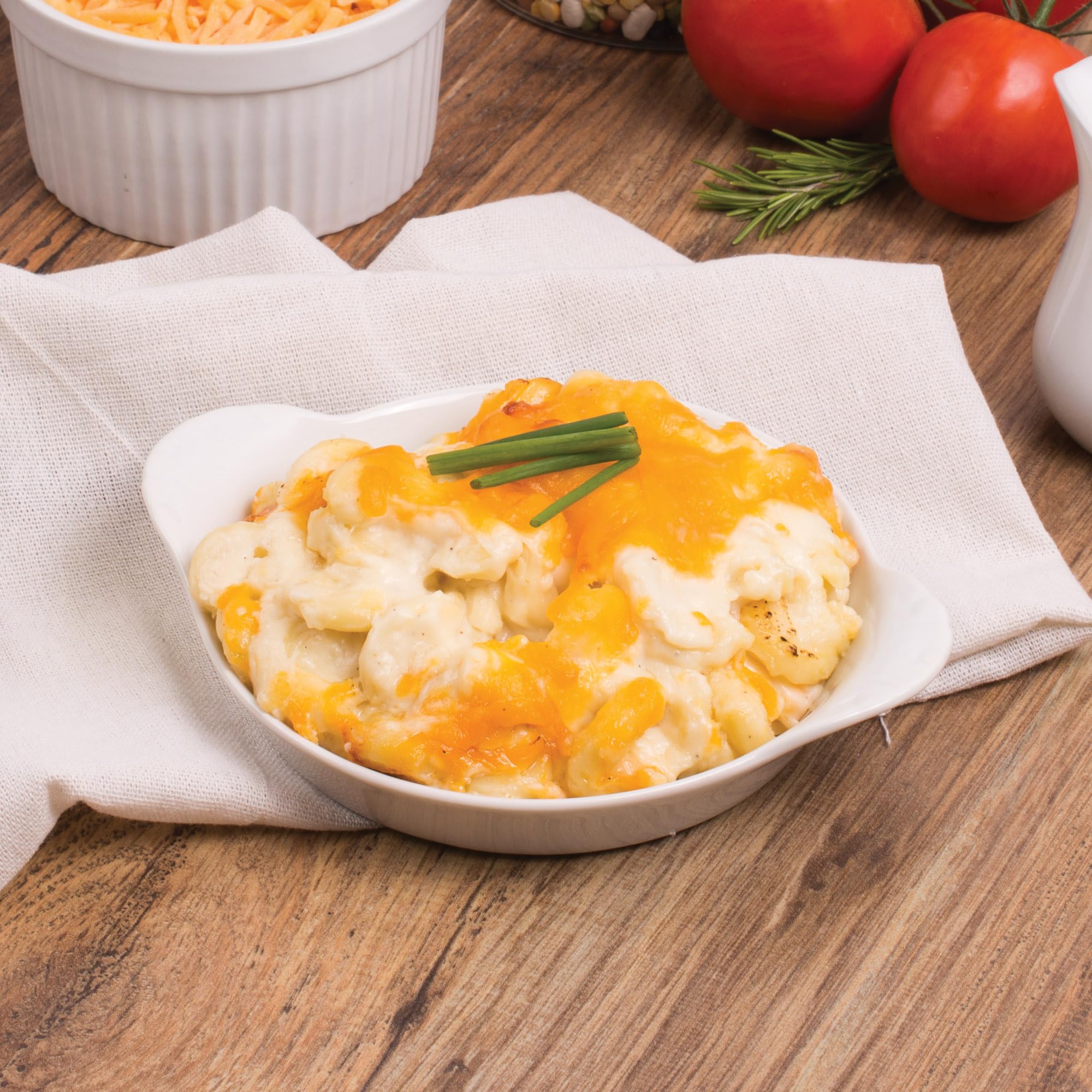HIC Kitchen Round Au Gratin Baking Dish Set, Fine Porcelain, 4-Ounce, Set of 6 - Image 4