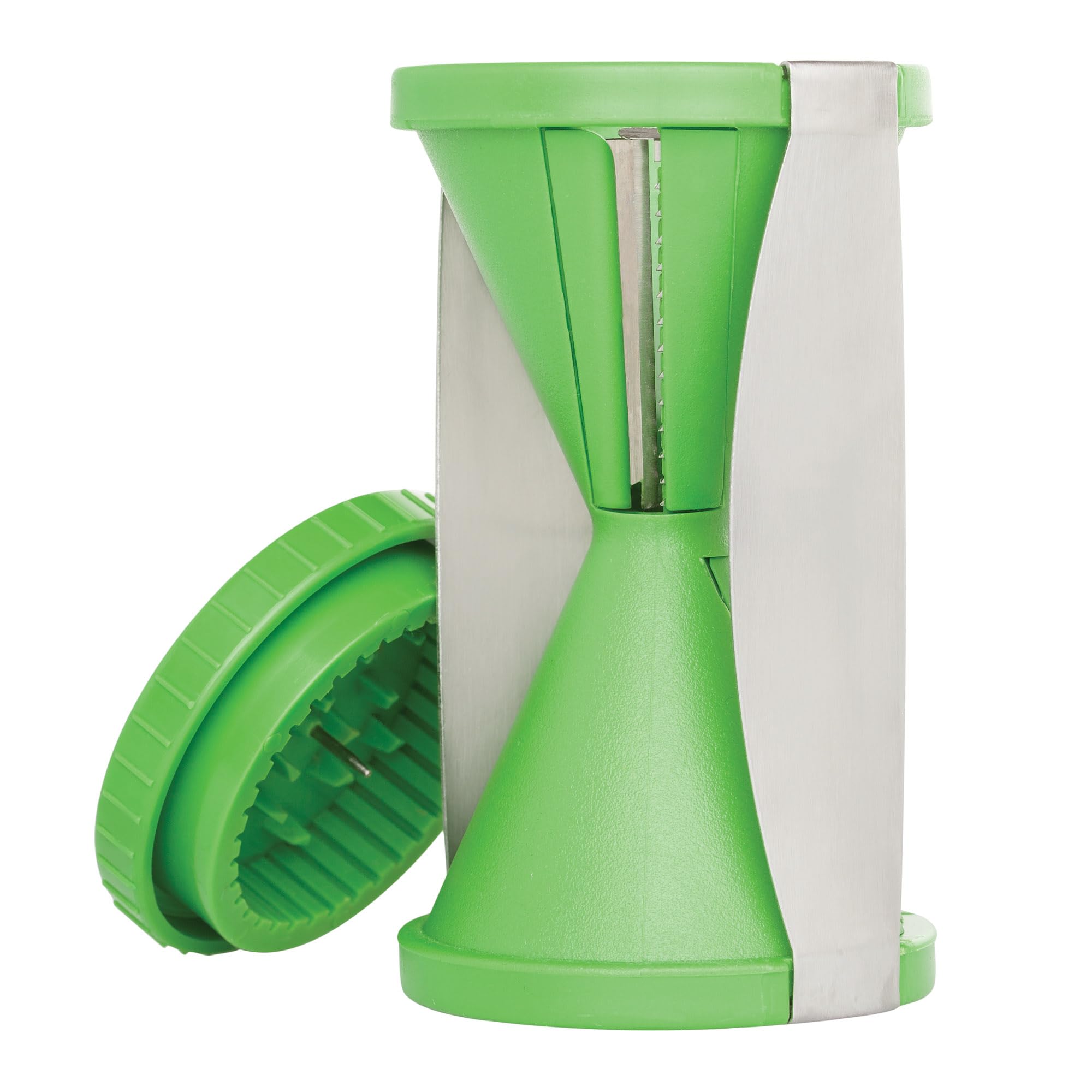 HIC Kitchen Spiral Vegetable Slicer, 18/8 Stainless Steel Blades, Set of 2 - Image 6